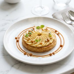 TARTE FINE AUX POMMES ET CARAMEL AU BEURRE SALÉ